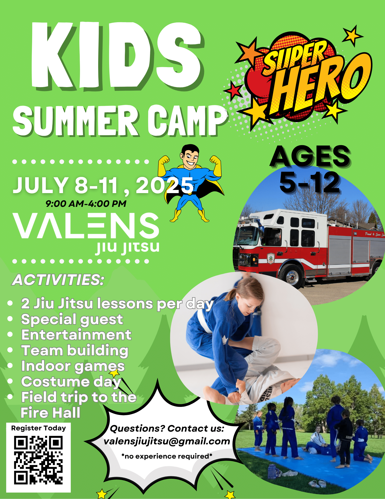 Valens Jiu Jitsu Academy Kids Summer Camp